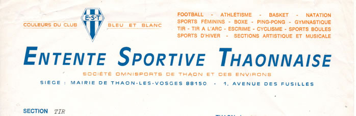 Nouveau siège de l'ES Thaon tir