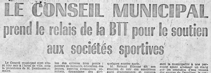 ''La liberté de l’EST’’ du 8 juin 1973