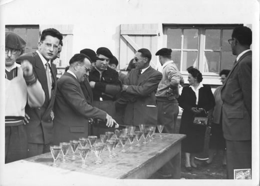 Stand de tir de l'eau blanche